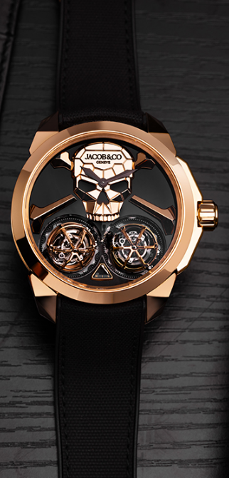 Buy Jacob & Co Skull Double Tourbillon Replica watch